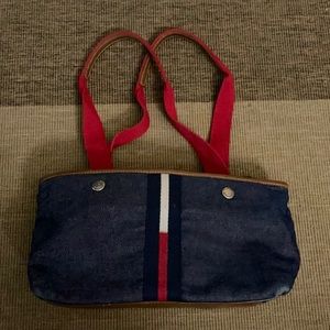 Vintage Tommy Hilfiger jean zipper purse